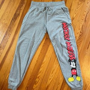 Disney Mickey Mouse Drawstring Joggers size medium